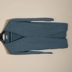 Joe Fresh| NWT Long Grey Buttoned Down Long Sleeve Cardigan Cotton Blend